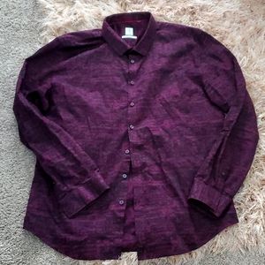 Calvin Klein Men's Slim Fit Stretch Dress Shirt